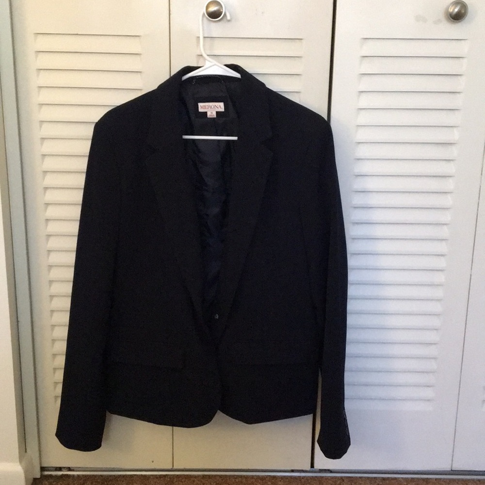 Merona Navy Blue suit jacket - size 16